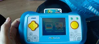 Consola VTech MobiGo Azul y Amarilla