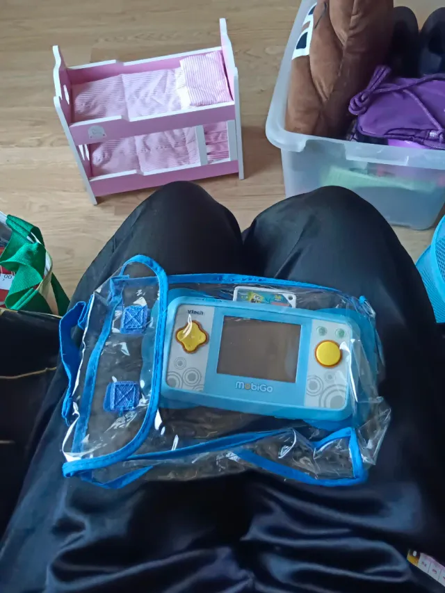 Consola VTech MobiGo Azul y Amarilla