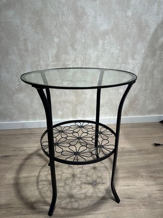 Conjunto sillones 2 sillones + mesa negros.