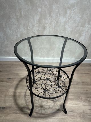 Conjunto sillones 2 sillones + mesa negros.