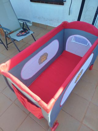 Cuna de viaje/parque+dos barandas de cam