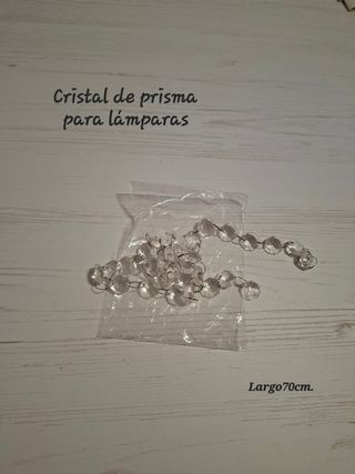 Tira de cristal tallado prisma, lámparas, joyería 