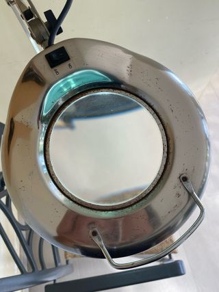 Flexo Lupa Escritorio Neon Metal