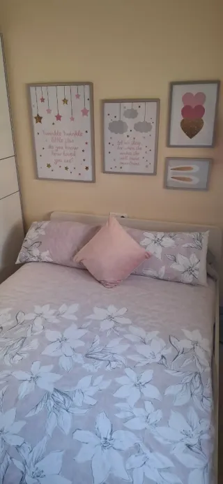 Estructura Cama 135x190 + Colchón Nuevo