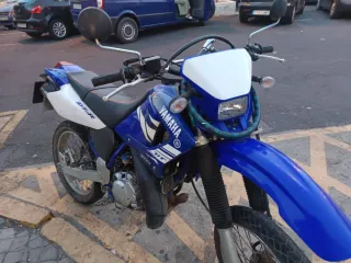 Yamaha DT 125 RE Azul Escape Arrow