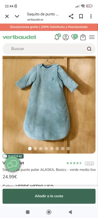 3 Sacos de  dormir bebé Tog 3