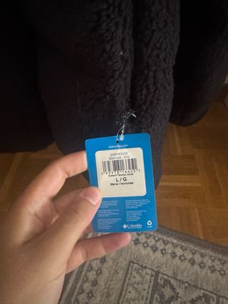 Chaqueta Columbia Negra Talla L de invierno 