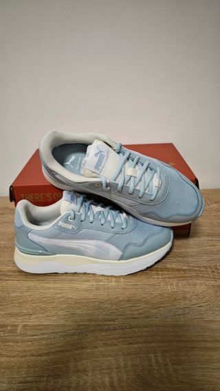 Sneakers Puma Blu/Bianche Tg 36 Nuove