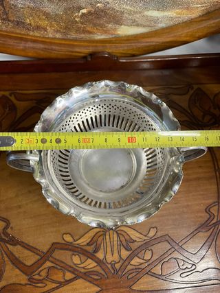 Ciotola in Metallo Argentato Sheffield