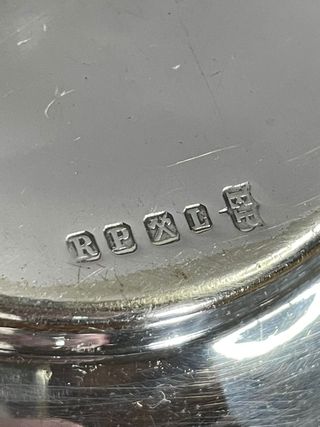 Ciotola in Metallo Argentato Sheffield