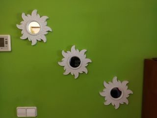 Set di 3 specchi decorativi a forma di sole