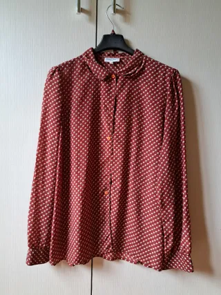Camicetta vintage fantasia geometrica