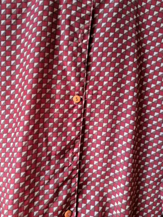 Camicetta vintage fantasia geometrica