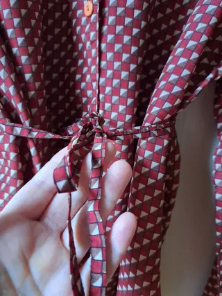 Camicetta vintage fantasia geometrica