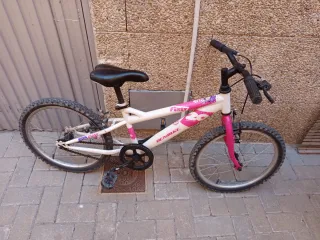 Bicicleta niña rosa