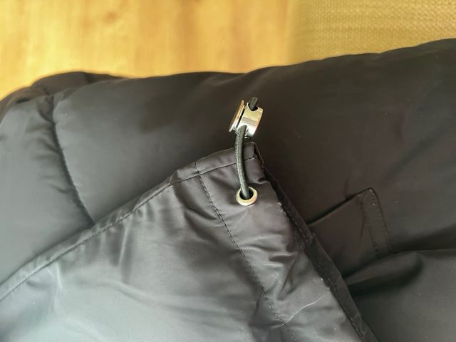 Anorak H&M negro acolchado