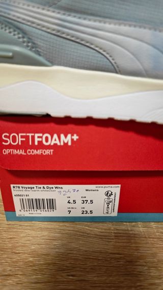 Sneakers Puma Azzurre Taglia 37.5 Nuove