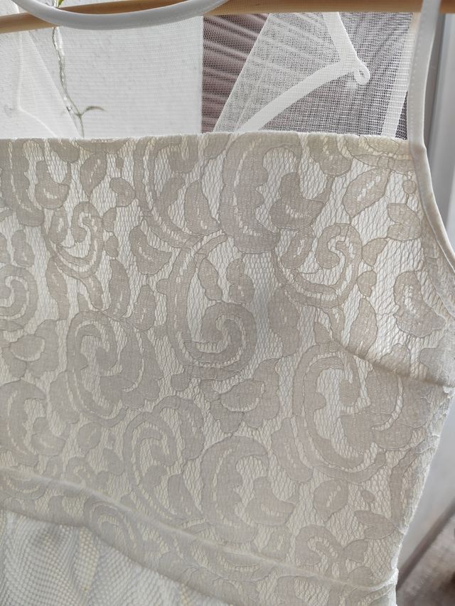 Abito da cerimonia bianco in pizzo