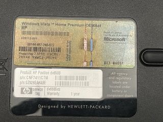 Portátil HP Pavilion Windows 7