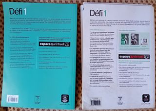 Libros de francés nivel A1 "defi 1" + CD