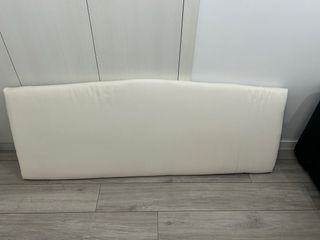 Cabecero de tela beige