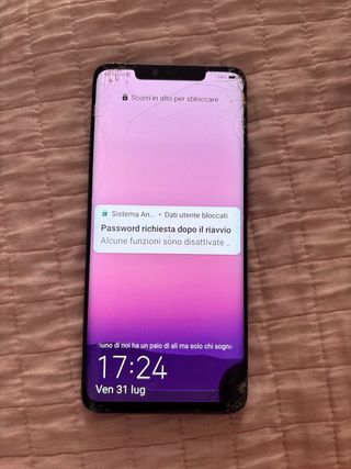 Huawei Mate 20 Pro danneggiato