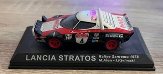 Miniatura Lancia Stratos Rallye Sanremo 1978