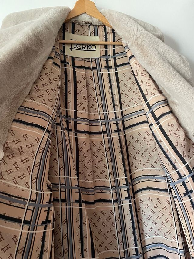 Abrigo Herno Beige Talla 42