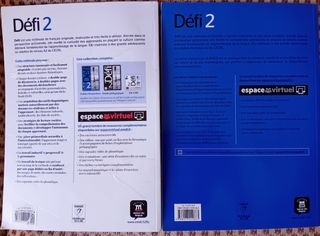 Libros de francés nivel A2 "defi 2" + CD