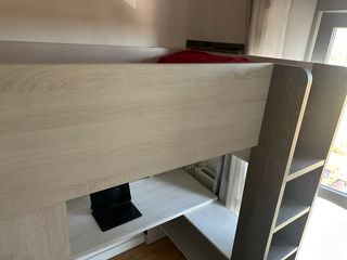 Cama nido con escritorio y armario
