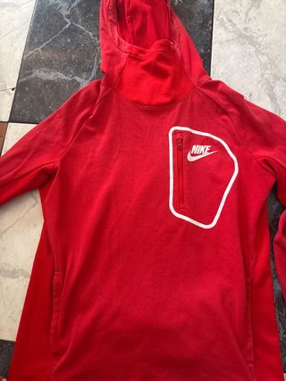 Sudadera Nike Roja con Cremallera
