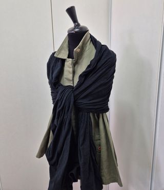 Maxi Sciarpa Plaid Leggero Nero