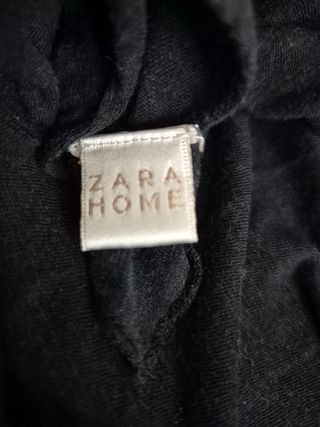 Maxi Sciarpa Plaid Leggero Nero