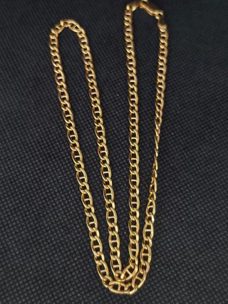 Cadena oro 18k forzada/barra ancha051-02-00406