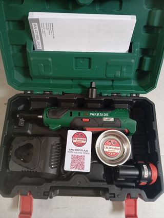 Carraca Parkside recargable completa nueva 