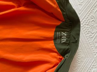 Chaqueta bomber ZARA niño verde. talla 11-12 años 