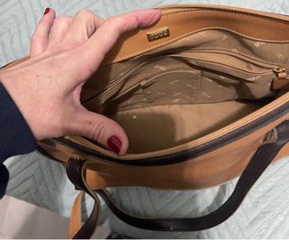 Bolso Tous Negro y Marrón Piel