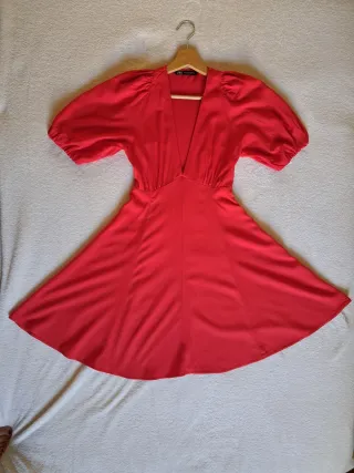 Vestido Zara Rojo Talla XS