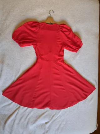 Vestido Zara Rojo Talla XS