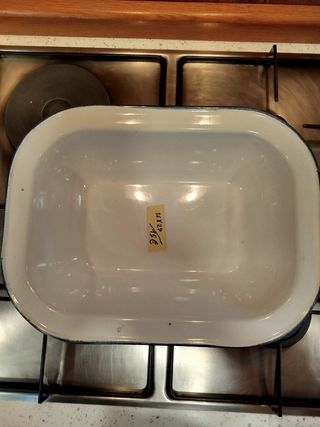 Bandeja porcelana antigua 36x27cm