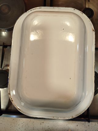 Bandeja porcelana antigua 36x27cm