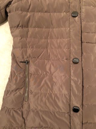 Chaqueta larga invierno marrón