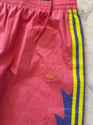 Pantalón chándal Adidas rosa y amarillo