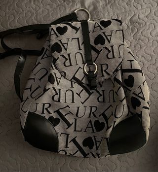 Mochila Furla Negra y Blanca