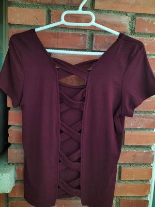 Camiseta escote espalda