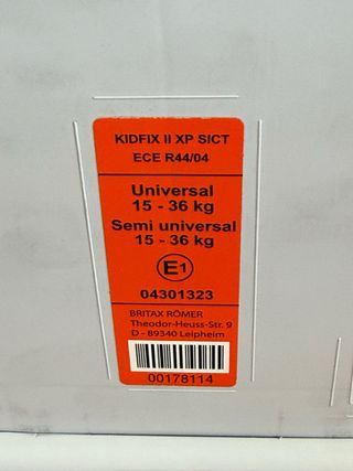 Silla coche Britax Römer Kidfix II XP SICT