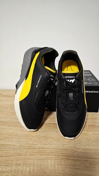 Sneakers Puma Porsche Nere Gialle Taglia 40 nuove 