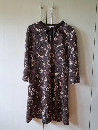 Abitino floreale Clockhouse marrone