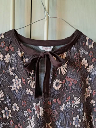 Abitino floreale Clockhouse marrone