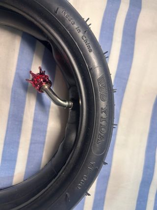 Rueda de patinete con cámara